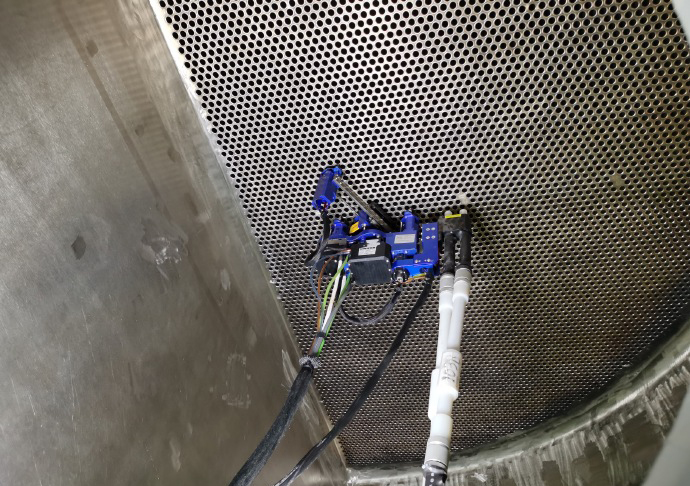 Nuclear power evaporator Tube cleaning machine